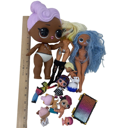 LOL OMG Surprise! MGA Fashion Play Dolls Big Lil Sistas Accessories Preowned LOT - Warehouse Toys