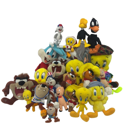 Looney Tunes Preowned Mixed LOT 12 lbs Character Plush Dolls Stuffed Animals - Warehouse Toys