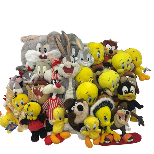 Looney Tunes Preowned Plush Toy LOT Mixed 13 lbs Bugs Bunny Daffy Tweety Bird - Warehouse Toys