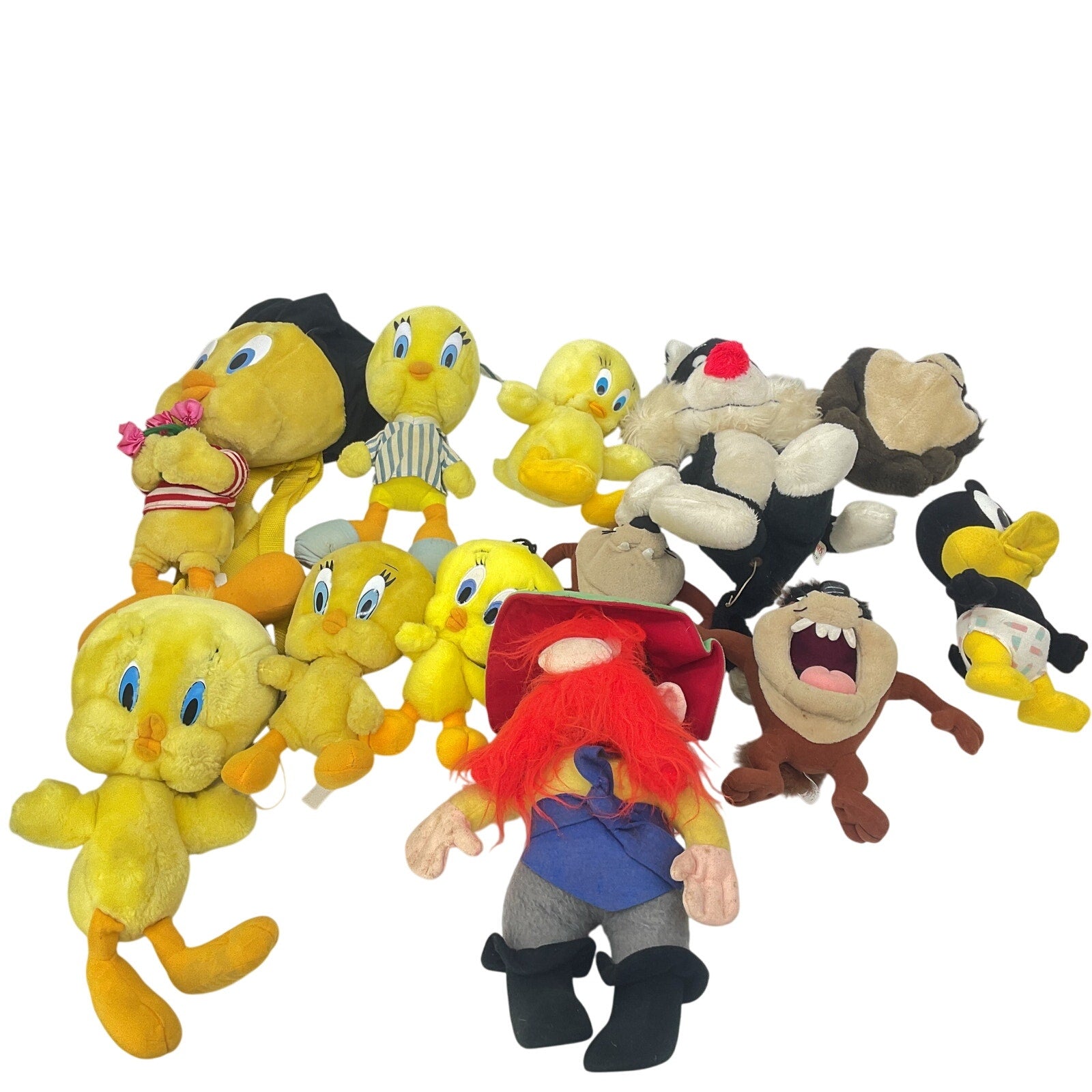 Looney Tunes Tweety Bugs Yosemite Sam Multicolor Stuffed Animal Lot - Pre - Owned - Warehouse Toys