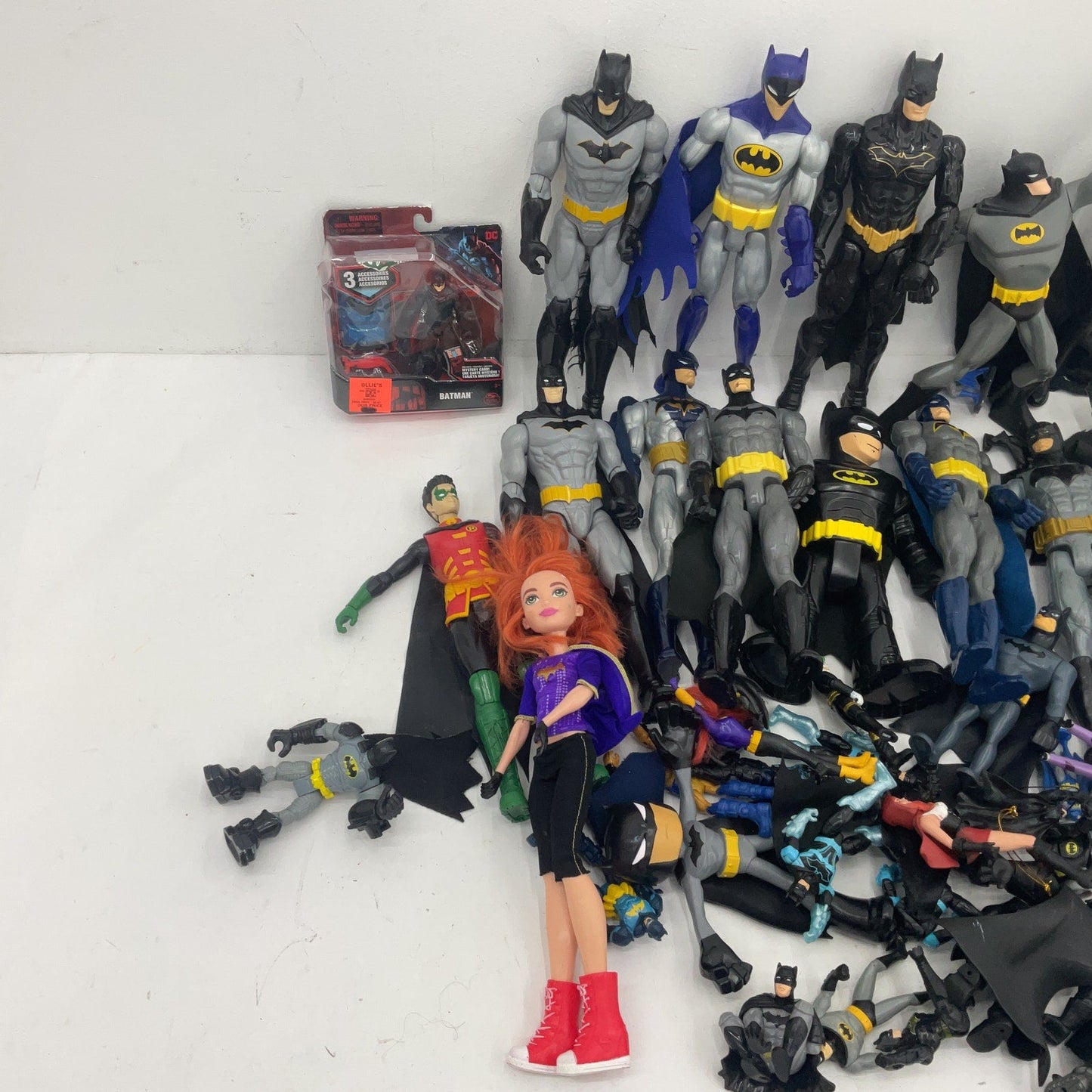 Loose Action Figures Toys LOT 10 lbs Preowned DC Comics Batman Villains Heroes - Warehouse Toys