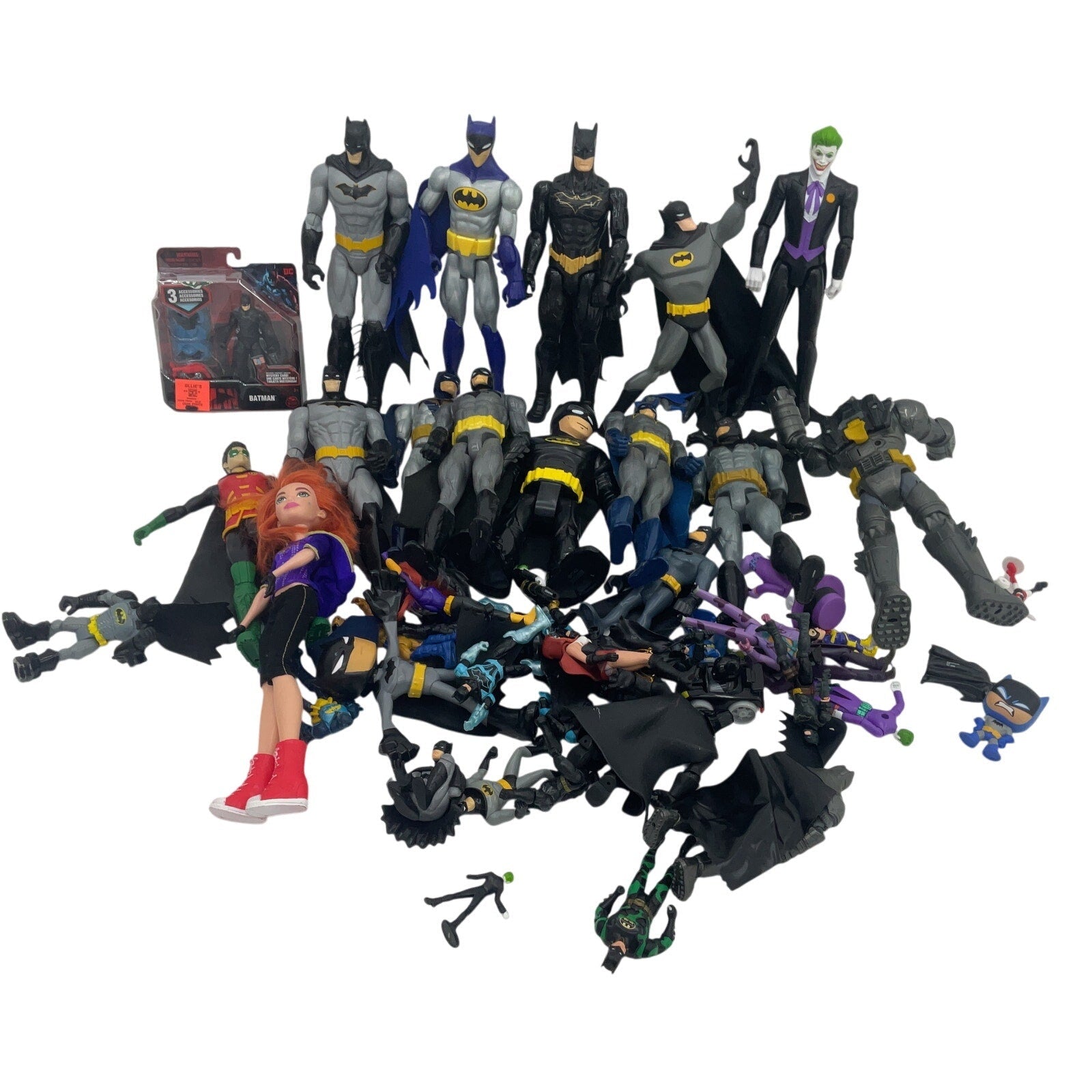 Loose Action Figures Toys LOT 10 lbs Preowned DC Comics Batman Villains Heroes - Warehouse Toys