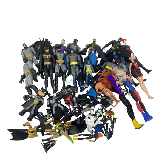 Loose Action Figures Toys LOT 11 lbs Preowned DC Comics Batman Villains Heroes - Warehouse Toys