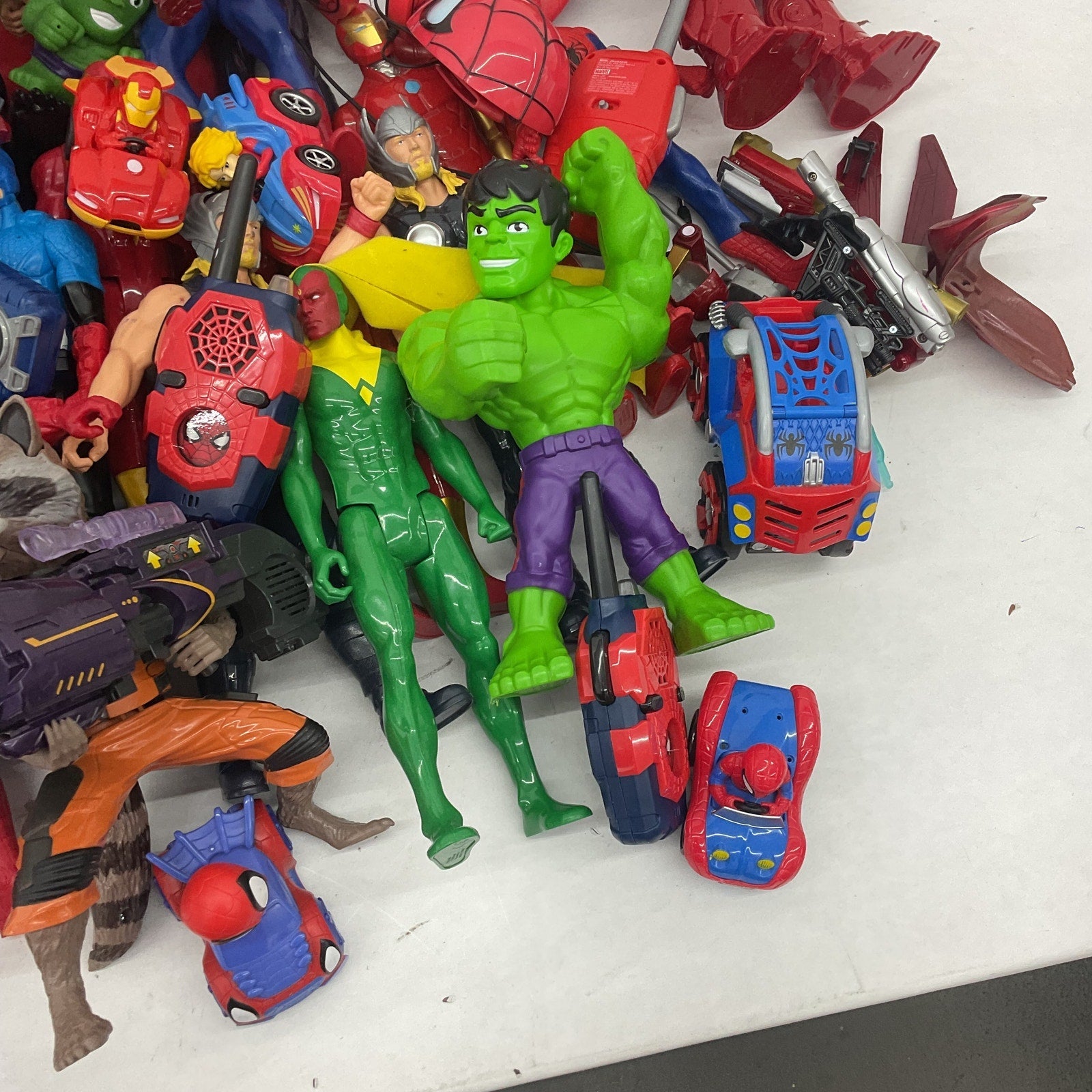 Loose Action Figures Toys LOT 25 lbs Random Mix Preowned DC Marvel & Others - Warehouse Toys