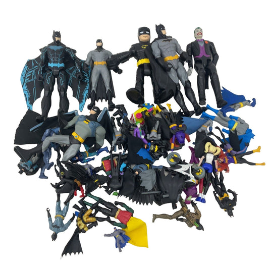 Loose Action Figures Toys LOT 6 lbs Preowned DC Comics Batman Villains Heroes - Warehouse Toys