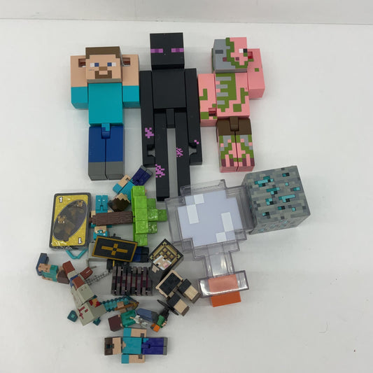 Loose LOT Minecraft Character Animals Action Figures Figurines Creeper Zombie - Warehouse Toys