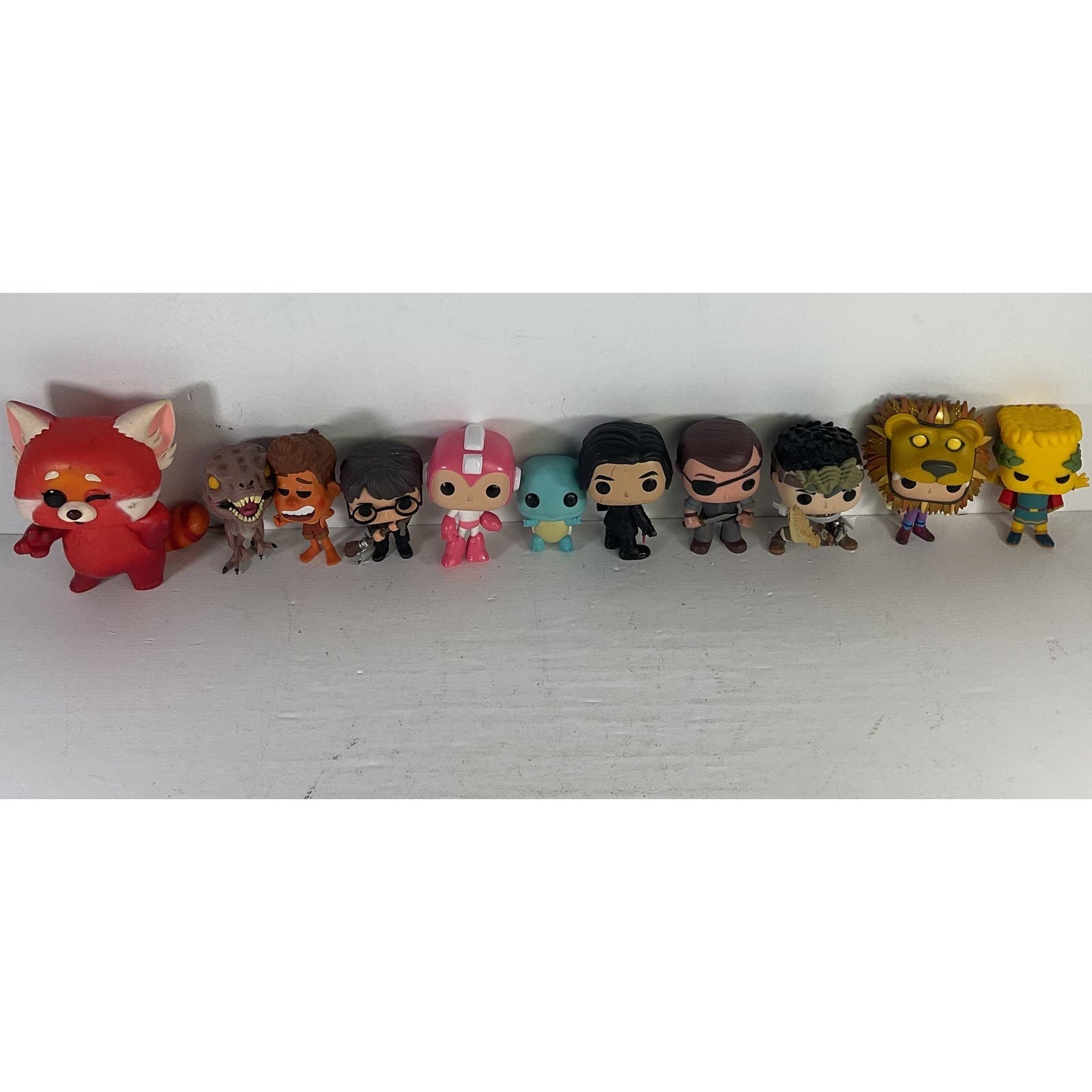 Loose LOT of 11 Funko Pop Collectible Action Figures Used Disney Megaman - Warehouse Toys