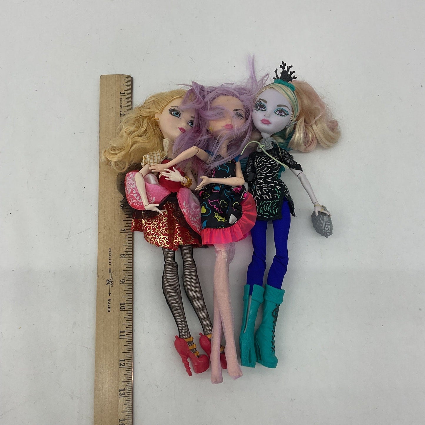 Loose Mattel Ever After High Fashion Play Dolls Preowned LOT 3 - Warehouse Toys