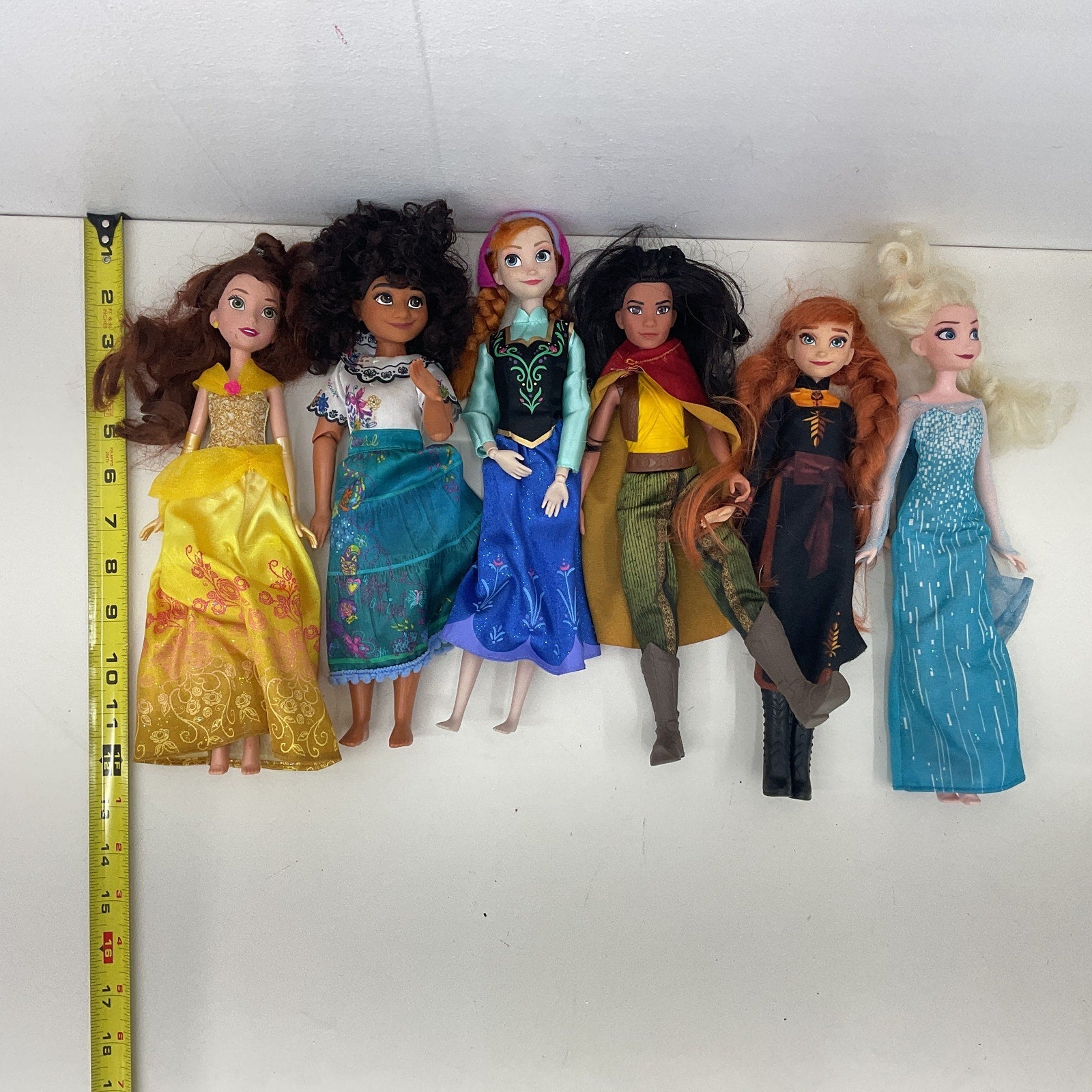 Loose Mixed LOT Disney Princess Play Fashion Dolls Belle Encanto Frozen Elsa - Warehouse Toys