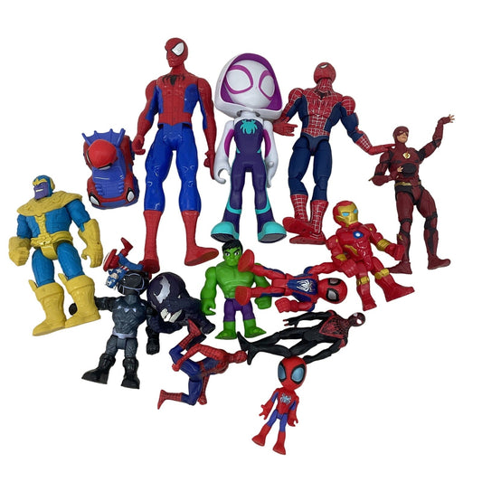 Loose Mixed LOT Marvel Spiderman Spider Gwen Avengers Thanos Action Figures - Warehouse Toys