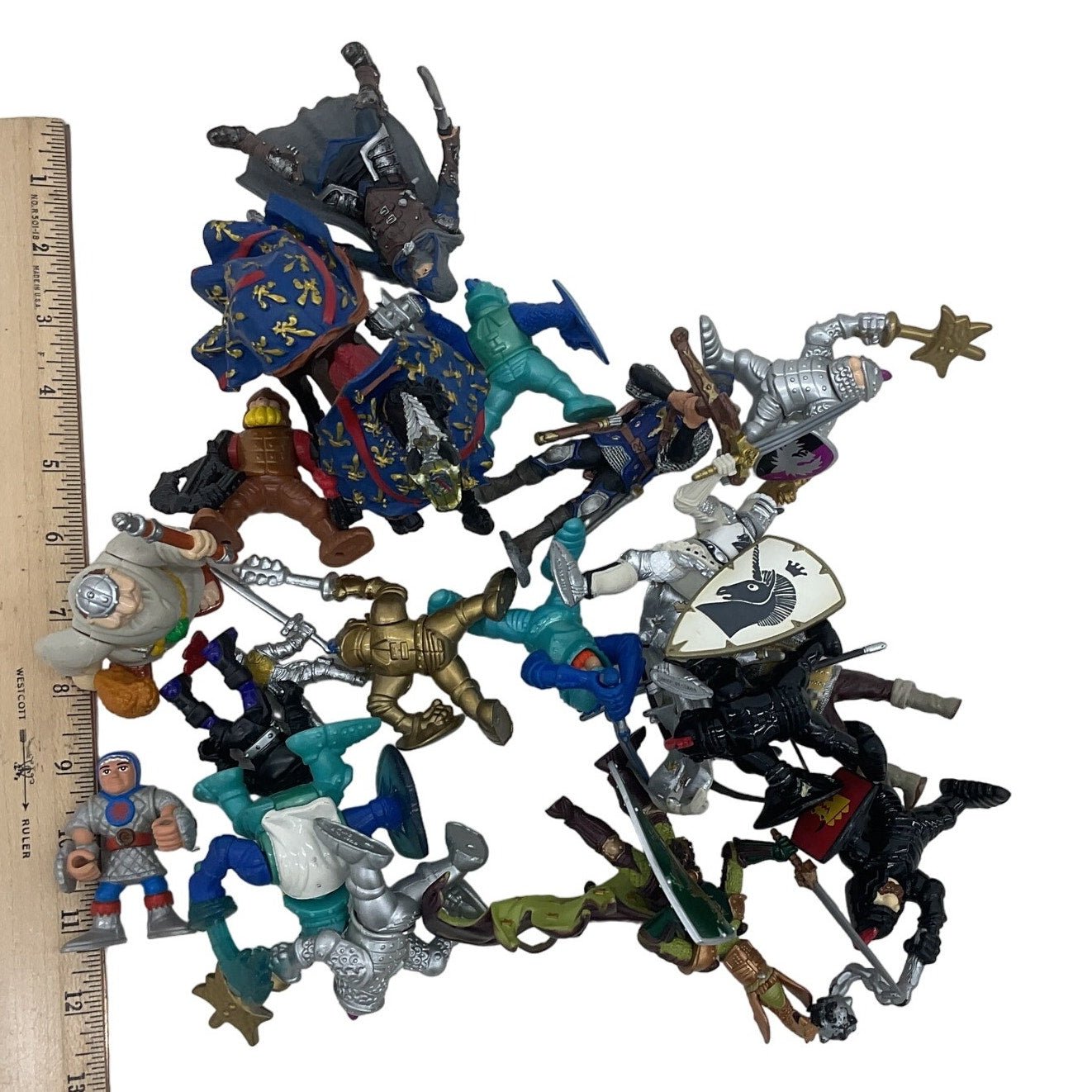 Loose Mixed LOT Medieval Renaissance Era Knights Toy Figures Schleich Papo FP - Warehouse Toys