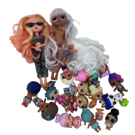 Loose Mixed LOT MGA LOL OMG Surprise! Fashion Play Dolls Sistas Preowned - Warehouse Toys