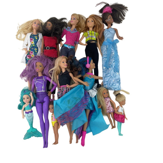 Loose Preowned LOT Mattel Barbie & Others Fashion Play Dolls - Warehouse Toys