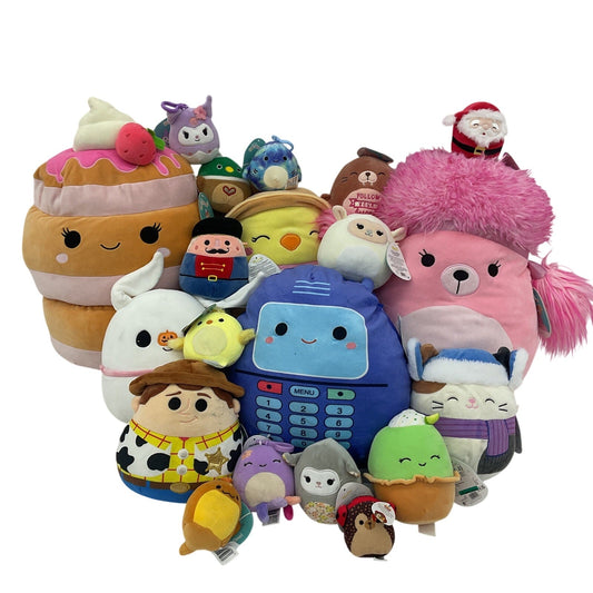 LOT 11 lbs Squishmallow Soft Character Plush Stuffed Toys Preowned Pixar Phone - Warehouse Toys