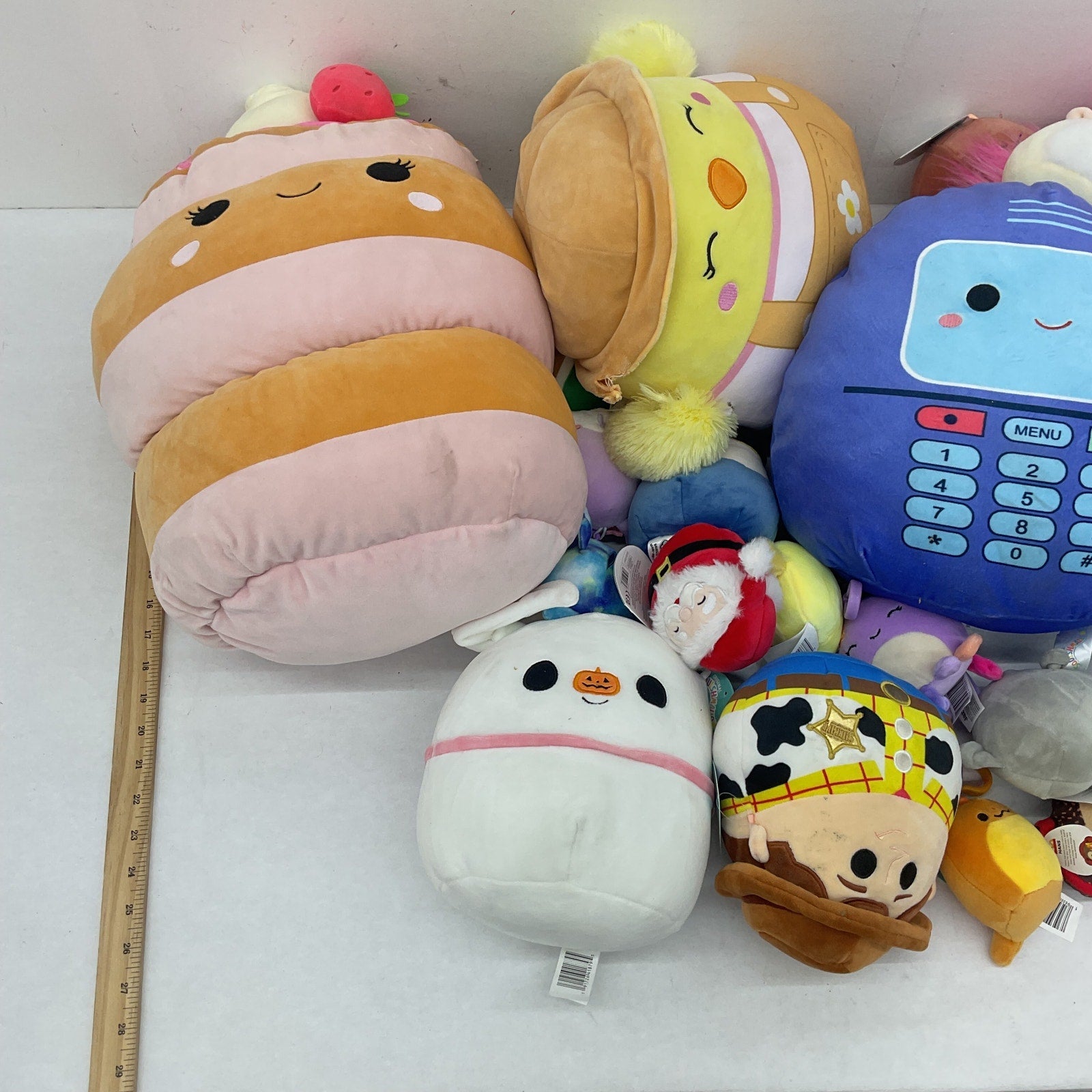 LOT 11 lbs Squishmallow Soft Character Plush Stuffed Toys Preowned Pixar Phone - Warehouse Toys