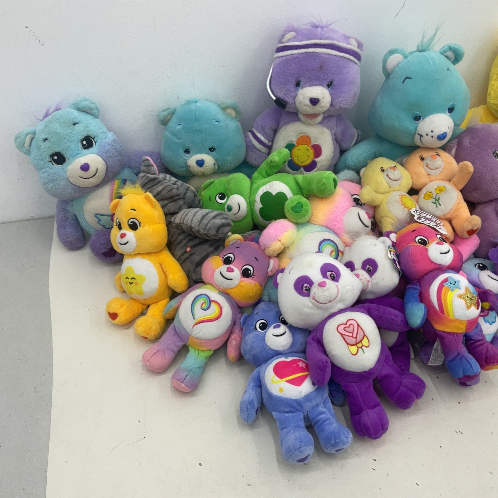 LOT 12 lbs Care Bears Character Plush Dolls Stuffed Toy Preowned POLITE PANDA!!! - Warehouse Toys