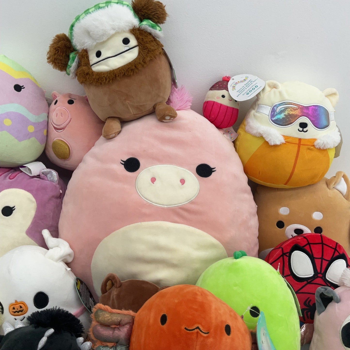 LOT 12 lbs Squishmallow Soft Character Plush Stuffed Toys Preowned Animals Dolls - Warehouse Toys