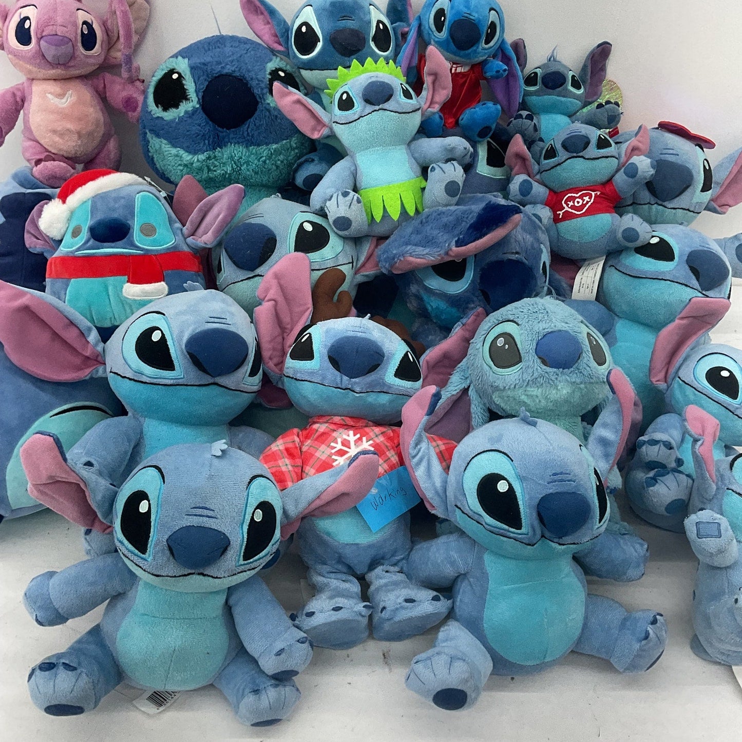 LOT 13 lbs Disney Lilo & Stitch Plush Dolls Preowned Assorted Character Designs - Warehouse Toys