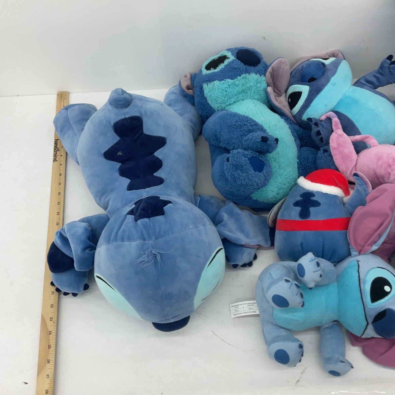 LOT 13 lbs Disney Lilo & Stitch Plush Dolls Preowned Assorted Character Designs - Warehouse Toys