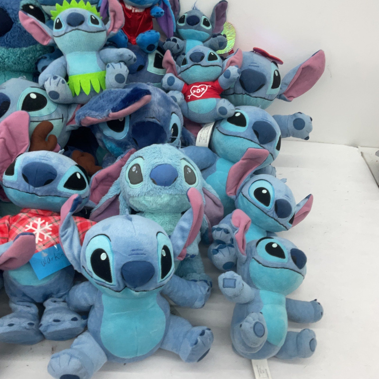 LOT 13 lbs Disney Lilo & Stitch Plush Dolls Preowned Assorted Character Designs - Warehouse Toys