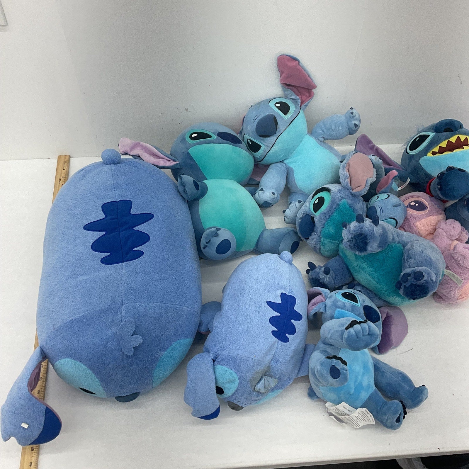 LOT 13 lbs Disney Lilo & Stitch Stuffed Plush Dolls Preowned MIX Tsum Angel - Warehouse Toys