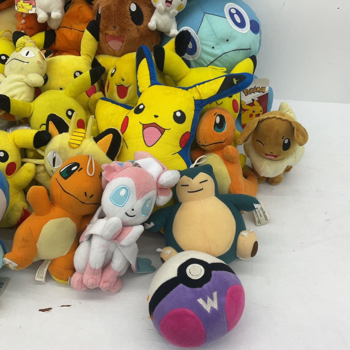 LOT 13 lbs Pokemon Stuffed Animals Mixed Characters Preowned Charmander Eevee - Warehouse Toys