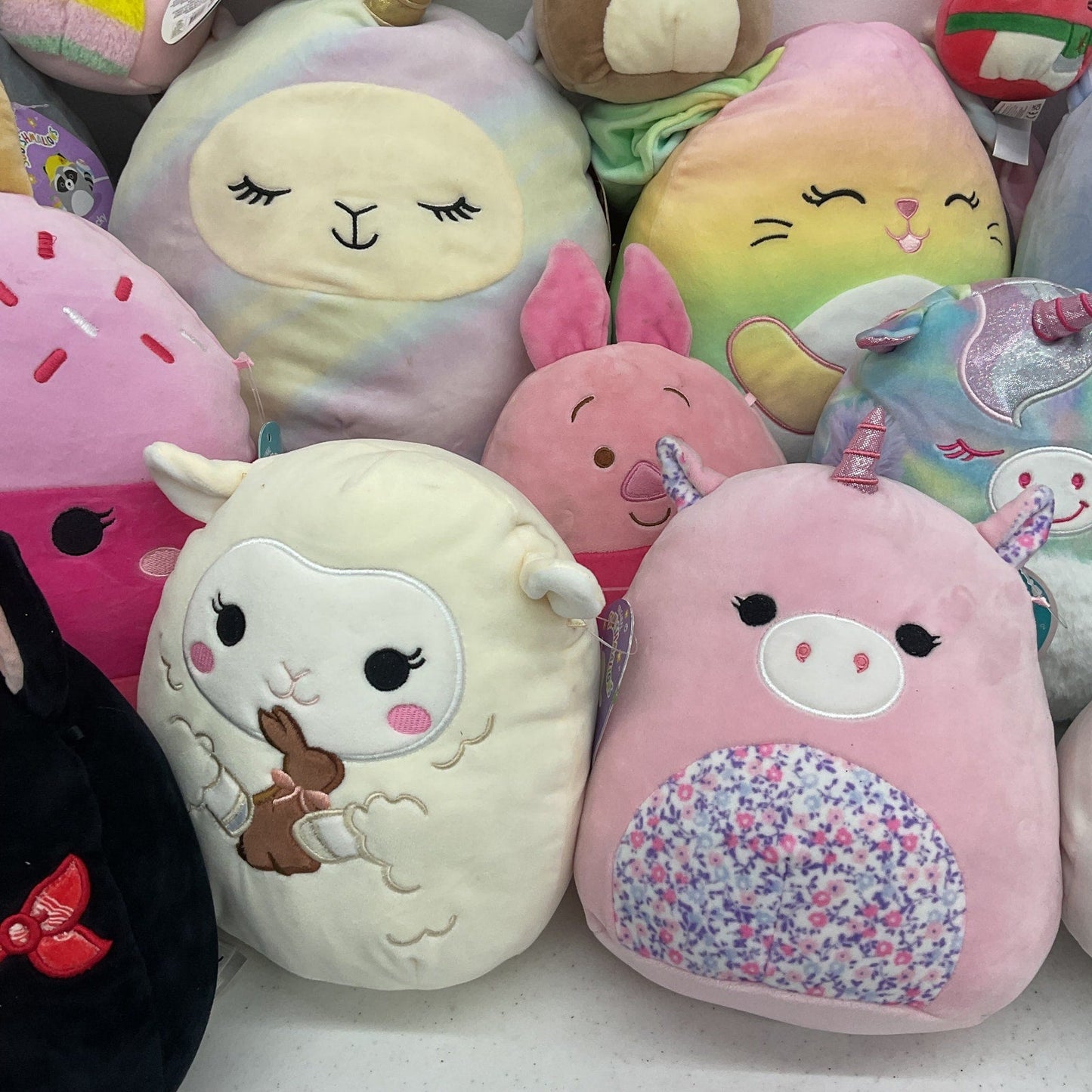 LOT 13 lbs Squishmallow Soft Assorted Character Plush Stuffed Toys Preowned - Warehouse Toys