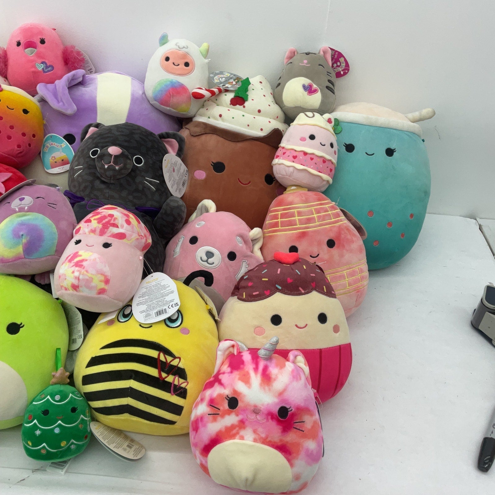 LOT 13 lbs Squishmallow Soft Character Cuddly Pillow Plush Stuffed Toys Preowned - Warehouse Toys