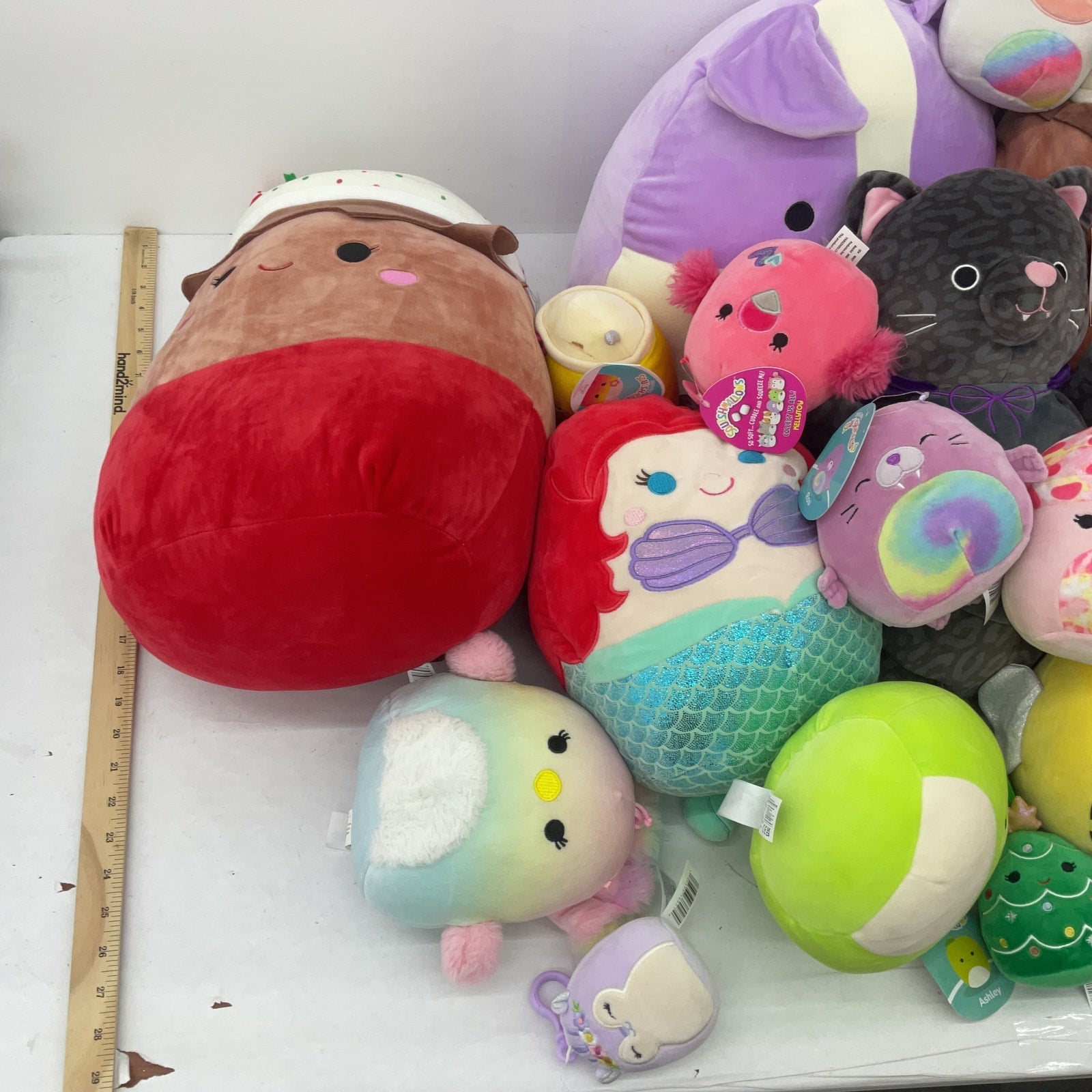 LOT 13 lbs Squishmallow Soft Character Cuddly Pillow Plush Stuffed Toys Preowned - Warehouse Toys