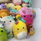 LOT 13 lbs Squishmallow Soft Character Plush Stuffed Animals Food Preowned - Warehouse Toys