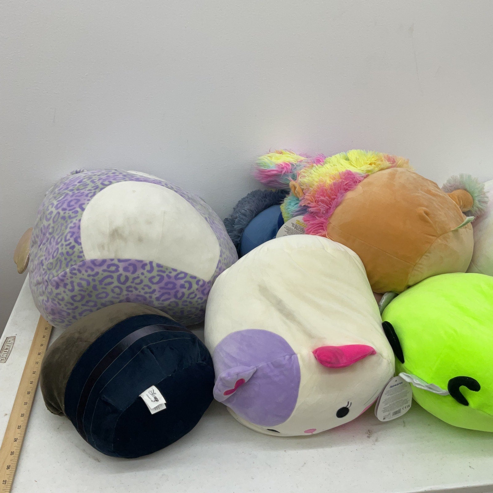 LOT 13 lbs Squishmallow Soft Character Plush Stuffed Toys Preowned Pixar Cat - Warehouse Toys