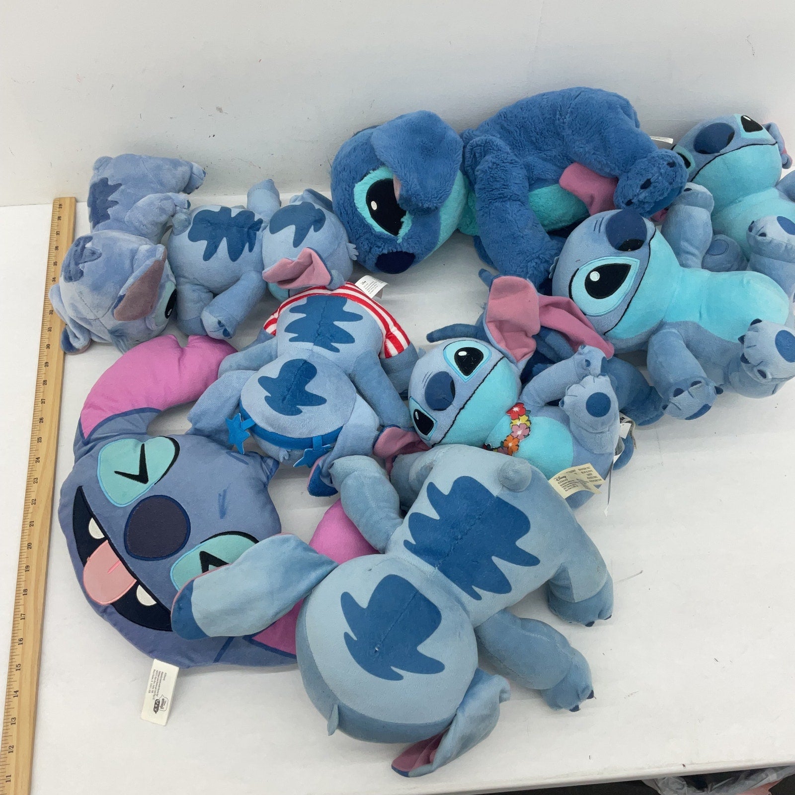 LOT 13 lbs Toys Disney Lilo & Stitch Angel Plush Dolls Stuffed Mix Preowned - Warehouse Toys