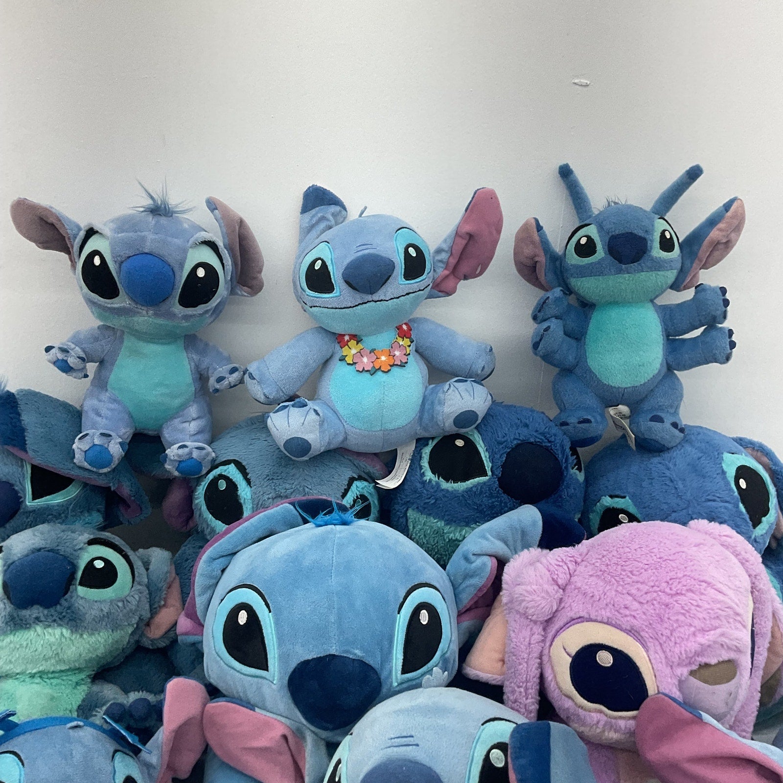 LOT 13 lbs Toys Disney Lilo & Stitch Angel Plush Dolls Stuffed Mix Preowned - Warehouse Toys