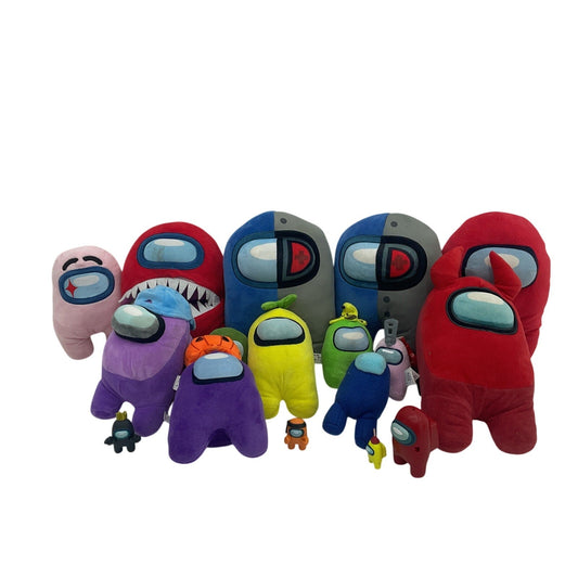 LOT 16 Among Us Plush Toy Multicolor Pre - Owned - Warehouse Toys