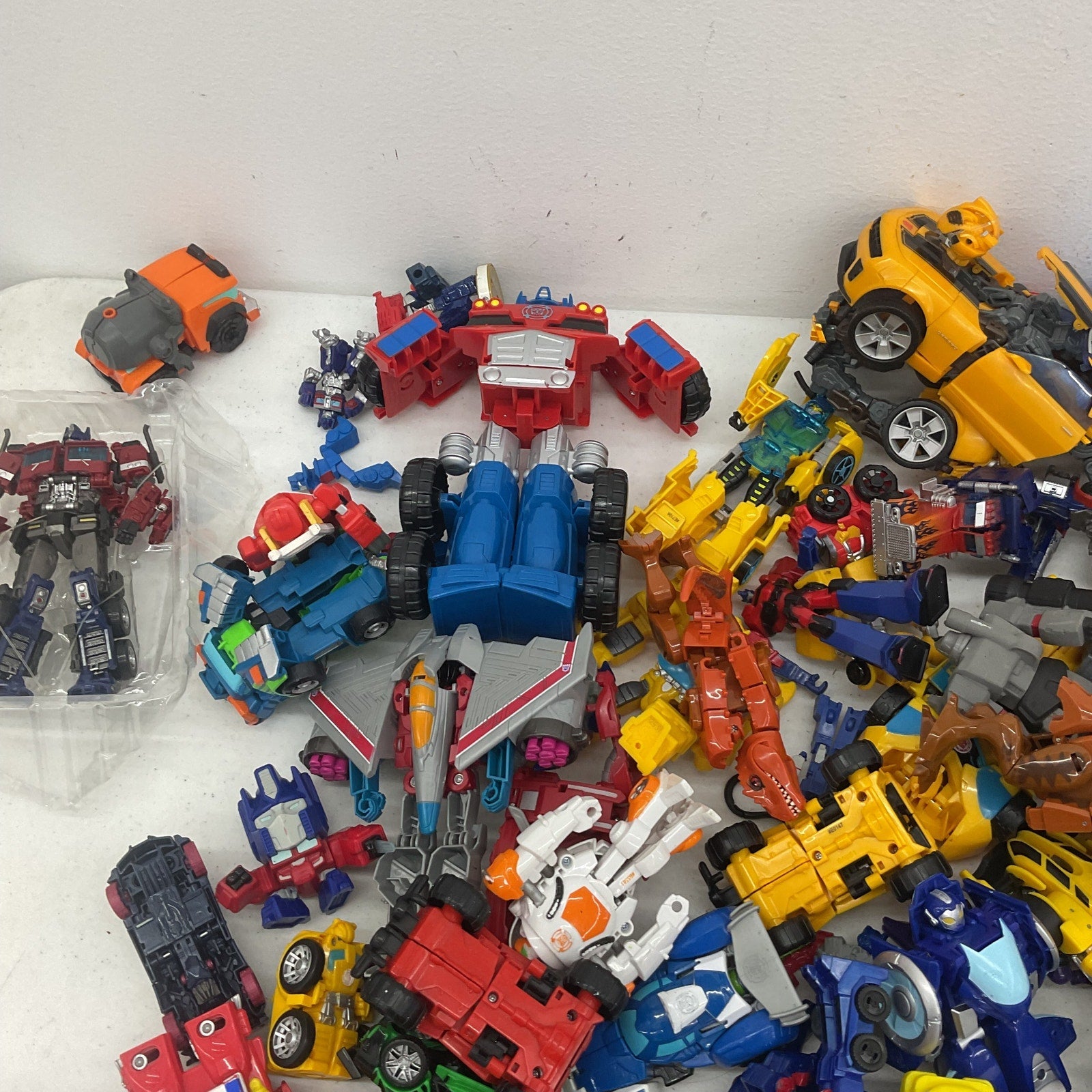 Lot 16lbs Transformers Multicolor Action Figure Loose Toys Collection - Preowned - Warehouse Toys