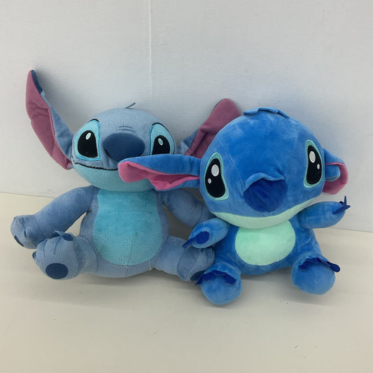 LOT 2 CUTE Disney Lilo & Stitch Blue Alien Dog Plush Doll Stuffed Animals - Warehouse Toys