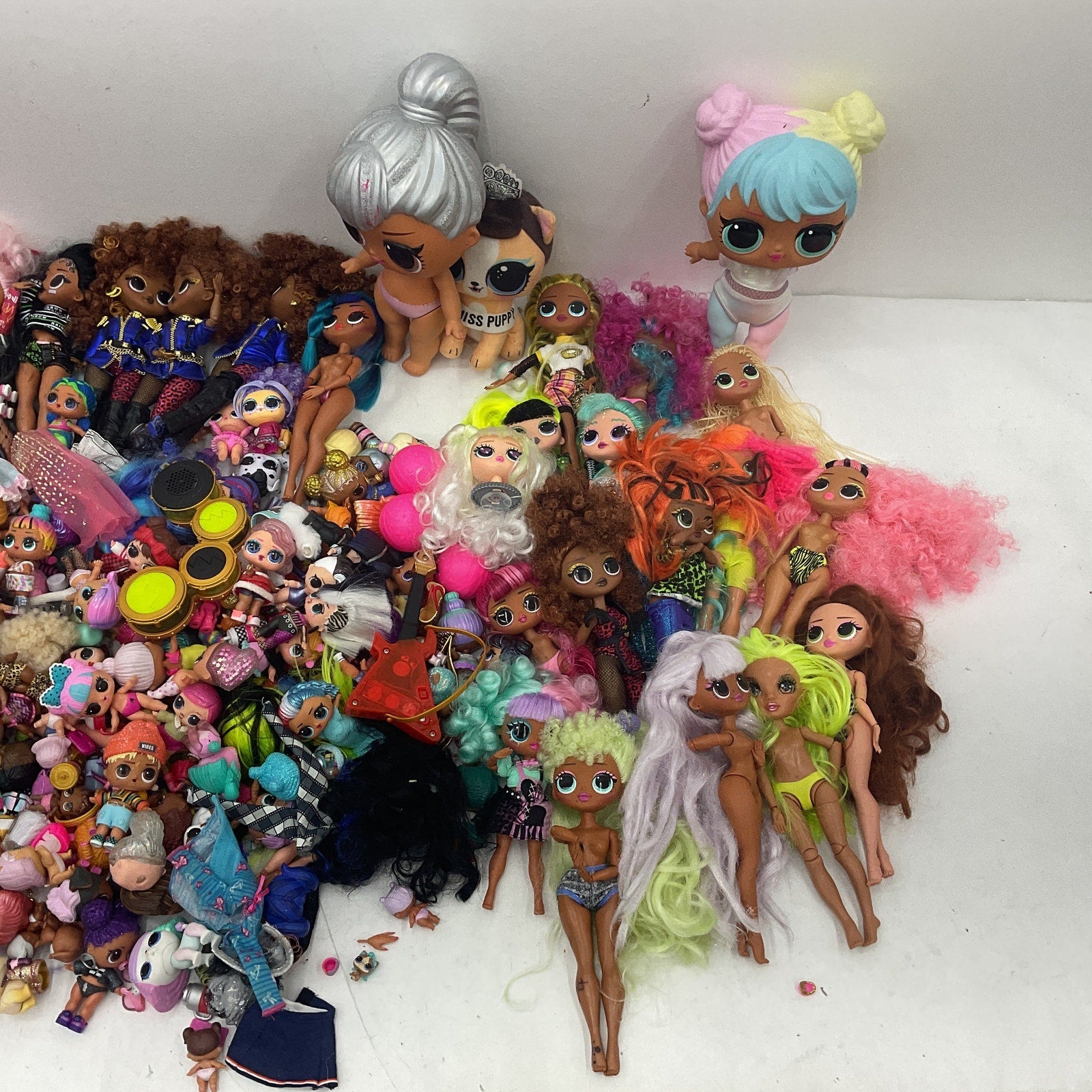 LOT 24 LBS LOL Surprise Doll Mixed Playset - Multicolor Preowned - Warehouse Toys