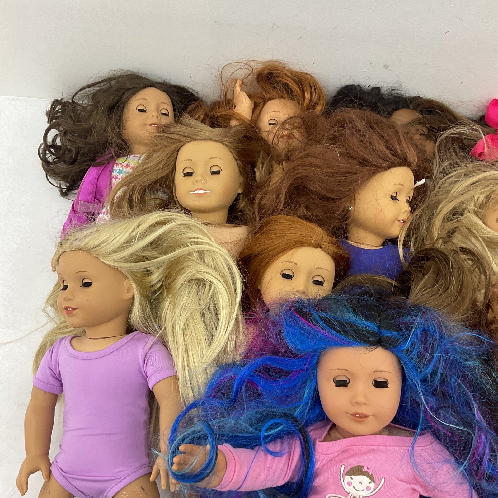 LOT 25 lbs Preowned American Girl Play Baby Dolls Little Girls Loose Random Mix - Warehouse Toys