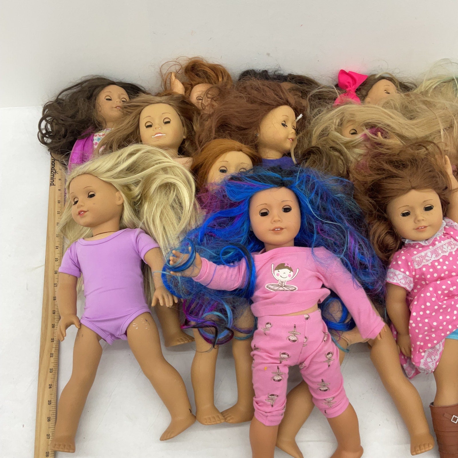 LOT 25 lbs Preowned American Girl Play Baby Dolls Little Girls Loose Random Mix - Warehouse Toys