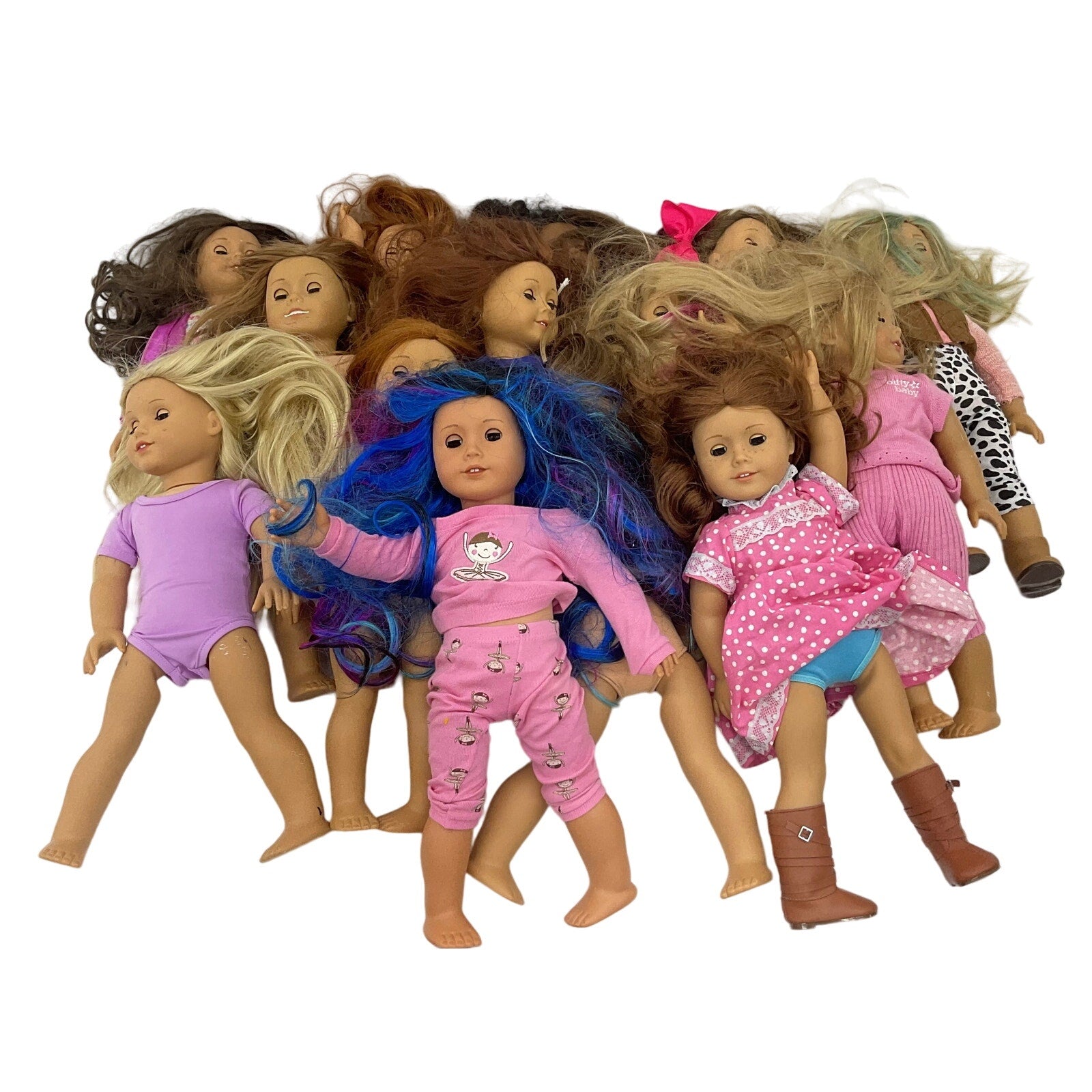 LOT 25 lbs Preowned American Girl Play Baby Dolls Little Girls Loose Random Mix - Warehouse Toys