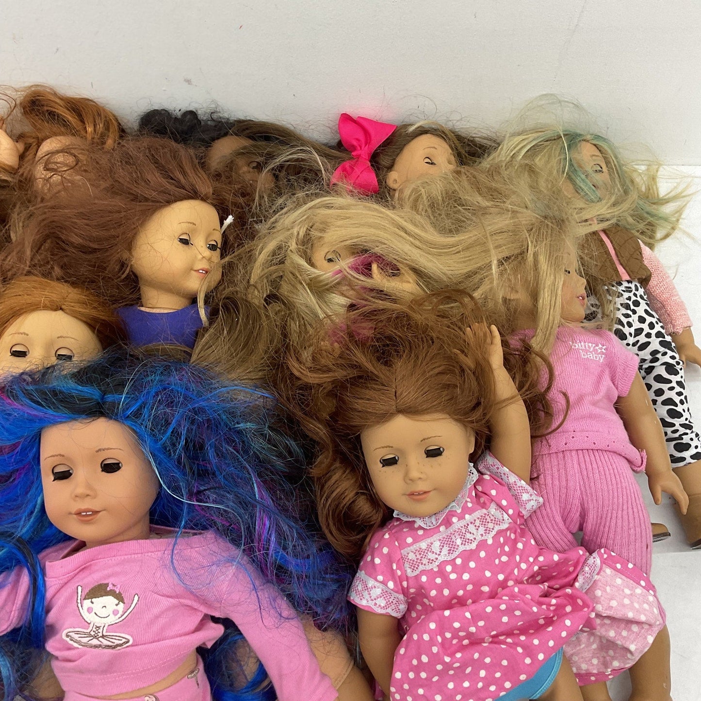 LOT 25 lbs Preowned American Girl Play Baby Dolls Little Girls Loose Random Mix - Warehouse Toys