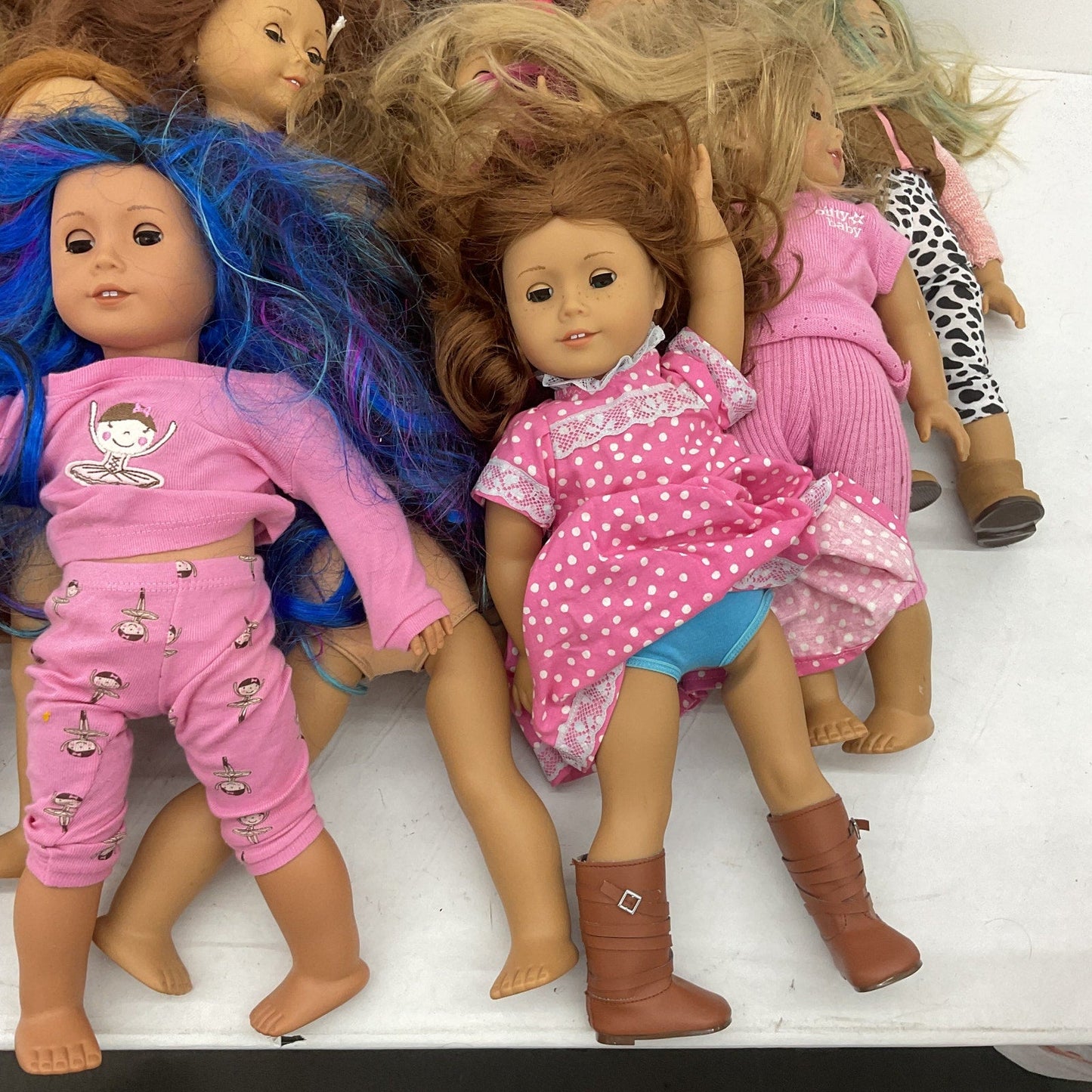 LOT 25 lbs Preowned American Girl Play Baby Dolls Little Girls Loose Random Mix - Warehouse Toys