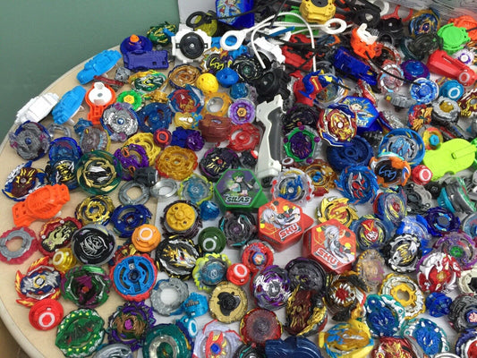 LOT 25 lbs Used Mixed Toys Beyblade Metal Masters Bakugan Battle Brawlers Toys - Warehouse Toys