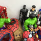 LOT 28 lbs Mixed Super Heroes Villains Marvel Spiderman Hulk Action Figure Toys - Warehouse Toys