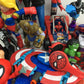 LOT 28 lbs Mixed Super Heroes Villains Marvel Spiderman Hulk Action Figure Toys - Warehouse Toys