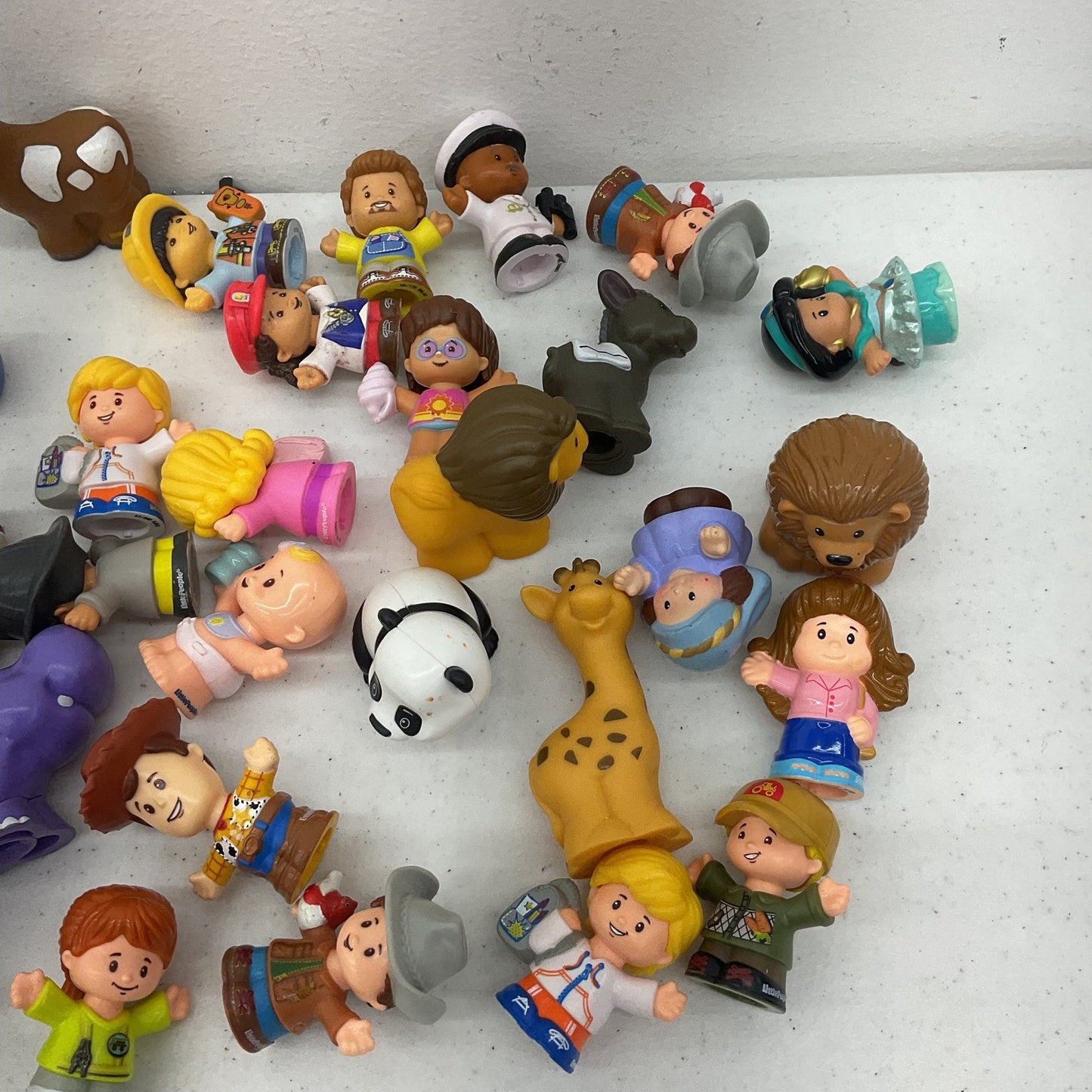 LOT 3 LBS Fisher Price Little People Animal Action Figure Character Toys - Warehouse Toys