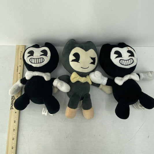 LOT 3 Used Bendy and the Ink Machine Plush Doll Toys Meatly Games - Warehouse Toys