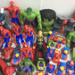 LOT 30 lbs Mixed Super Heroes Villains Marvel Spiderman Hulk Action Figure Toys - Warehouse Toys