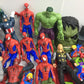 LOT 30 lbs Mixed Super Heroes Villains Marvel Spiderman Hulk Action Figure Toys - Warehouse Toys