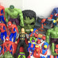 LOT 30 lbs Mixed Super Heroes Villains Marvel Spiderman Hulk Action Figure Toys - Warehouse Toys